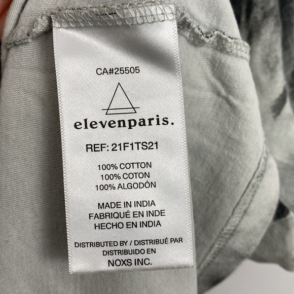 🌸Eleven Paris Skull & Roses Guilty Pleasures Crewneck T-Shirt - Picture 8 of 12